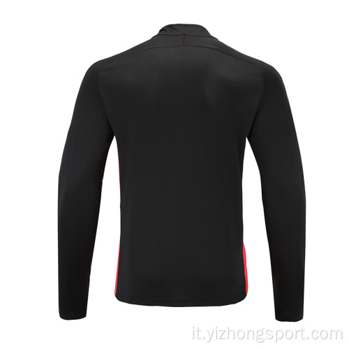 Maglia da calcio da uomo nera